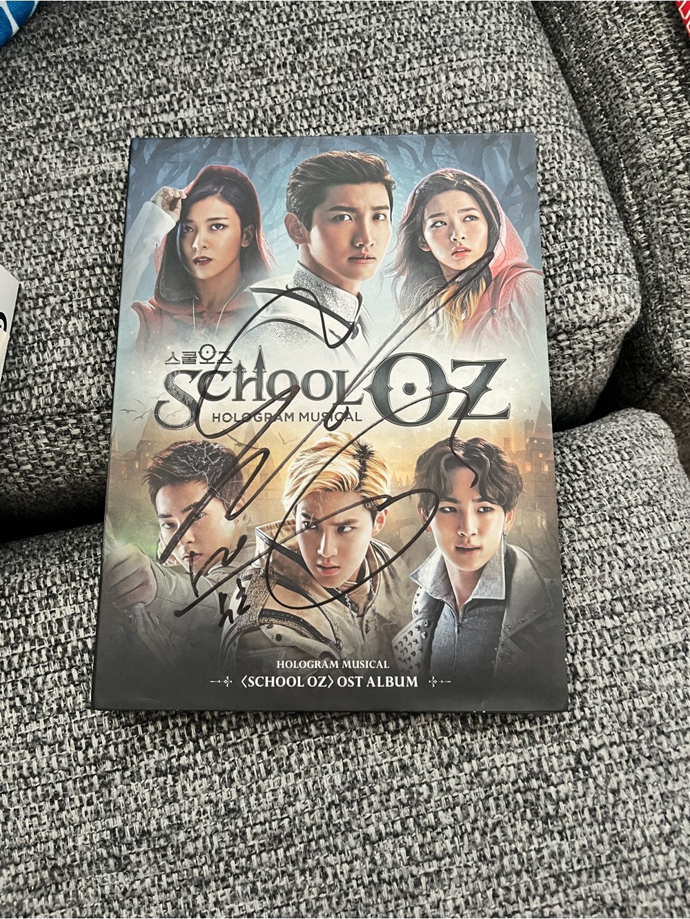 School OZ Hologram Musical OST Album — Signed by SUHO Collectible
